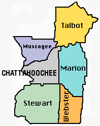 Neighboring Counties Map