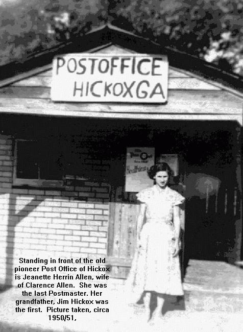 HICKOX POSTOFFICE