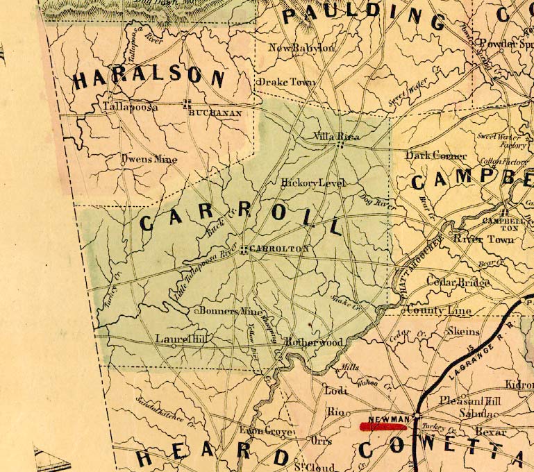 1864 map