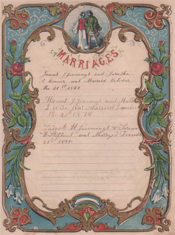 J J Jennings Marriages