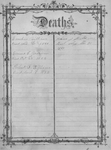 Robert Thompson Williams Bible