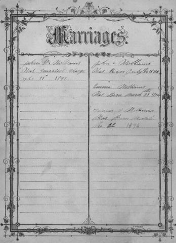 Robert Thompson Williams Bible