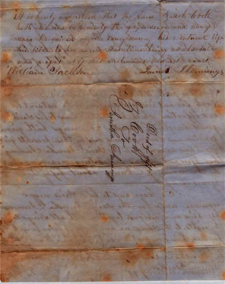 Cook Slave Deed