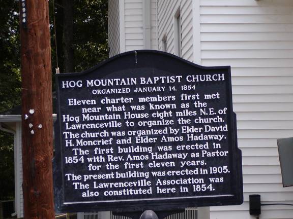 Hog Mountain Baptist Church