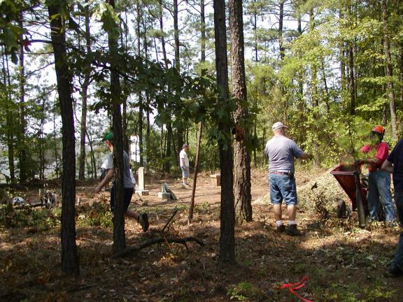 Teague Cemetery - More than halfway