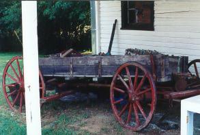 Studebaker buggy at the Old Crowder Brothers Scale House