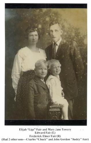 James Elijah Fair and Mary Jane Towery