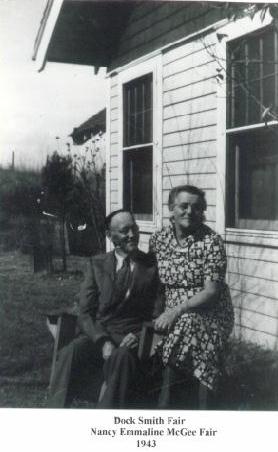 Dock Smith Fair, 1884-1943 and Nancy Fair, 1874-1950