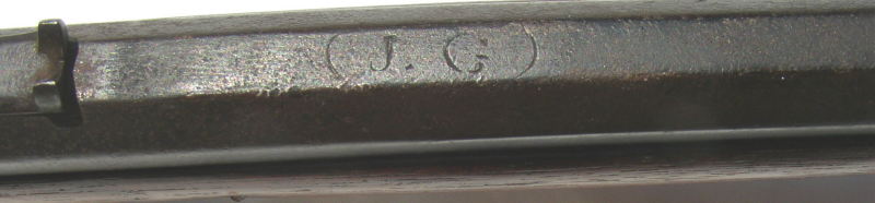 Initials on gun