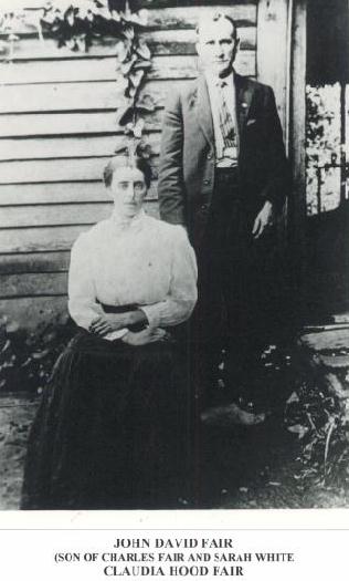 John David and Claudia (Hood) Fair