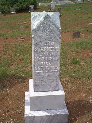 Tombstone of John Stephens