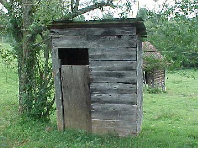 the Nick Byers outhouse