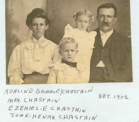 John Henry Chastain family