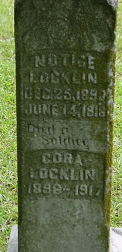 Notice & Cora Locklin