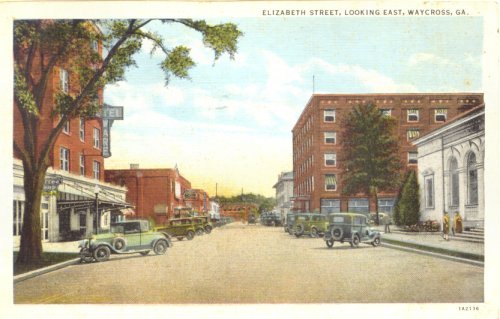 Elizabeth Street, Facing East, Waycross