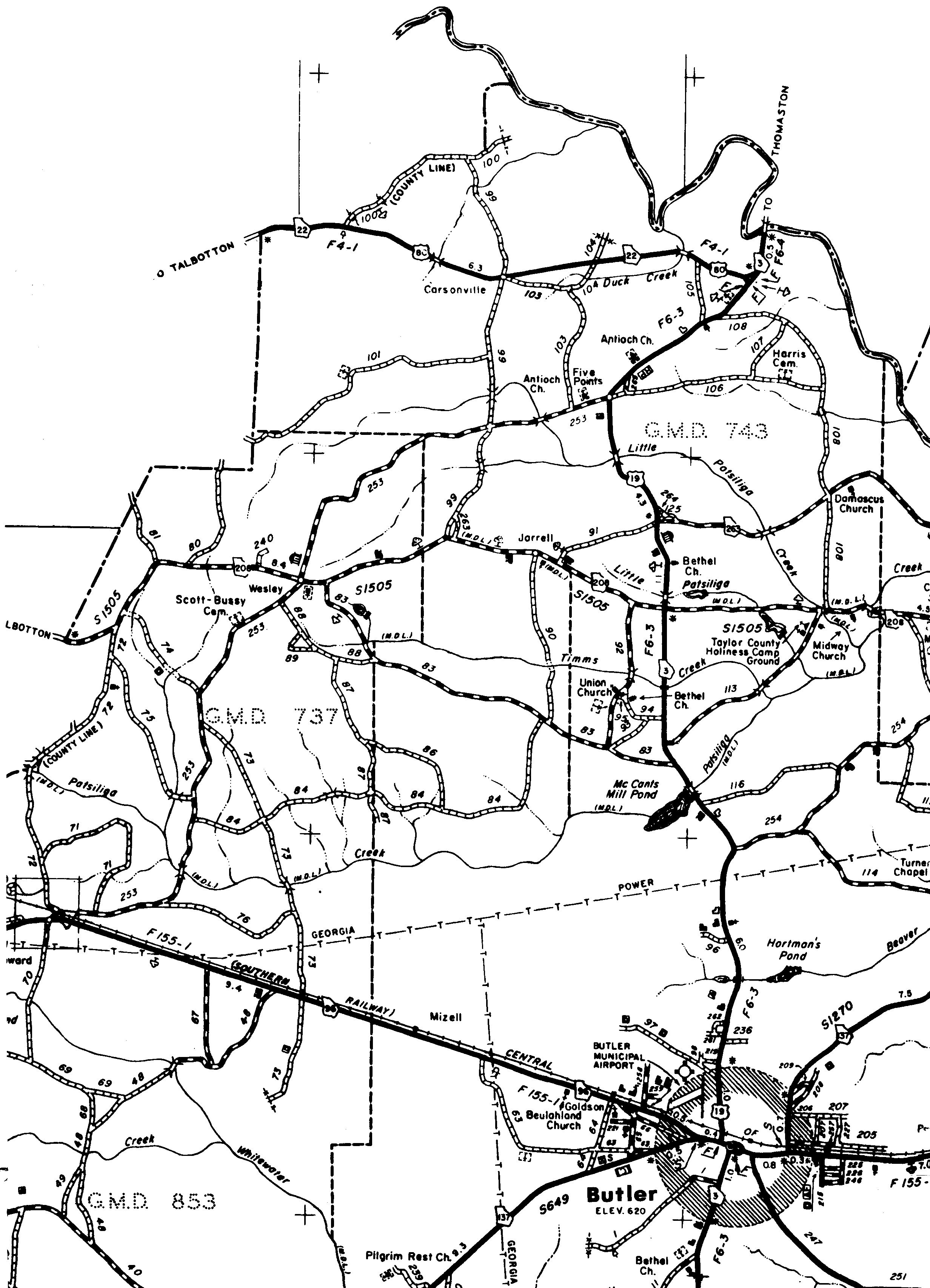 Butler Map