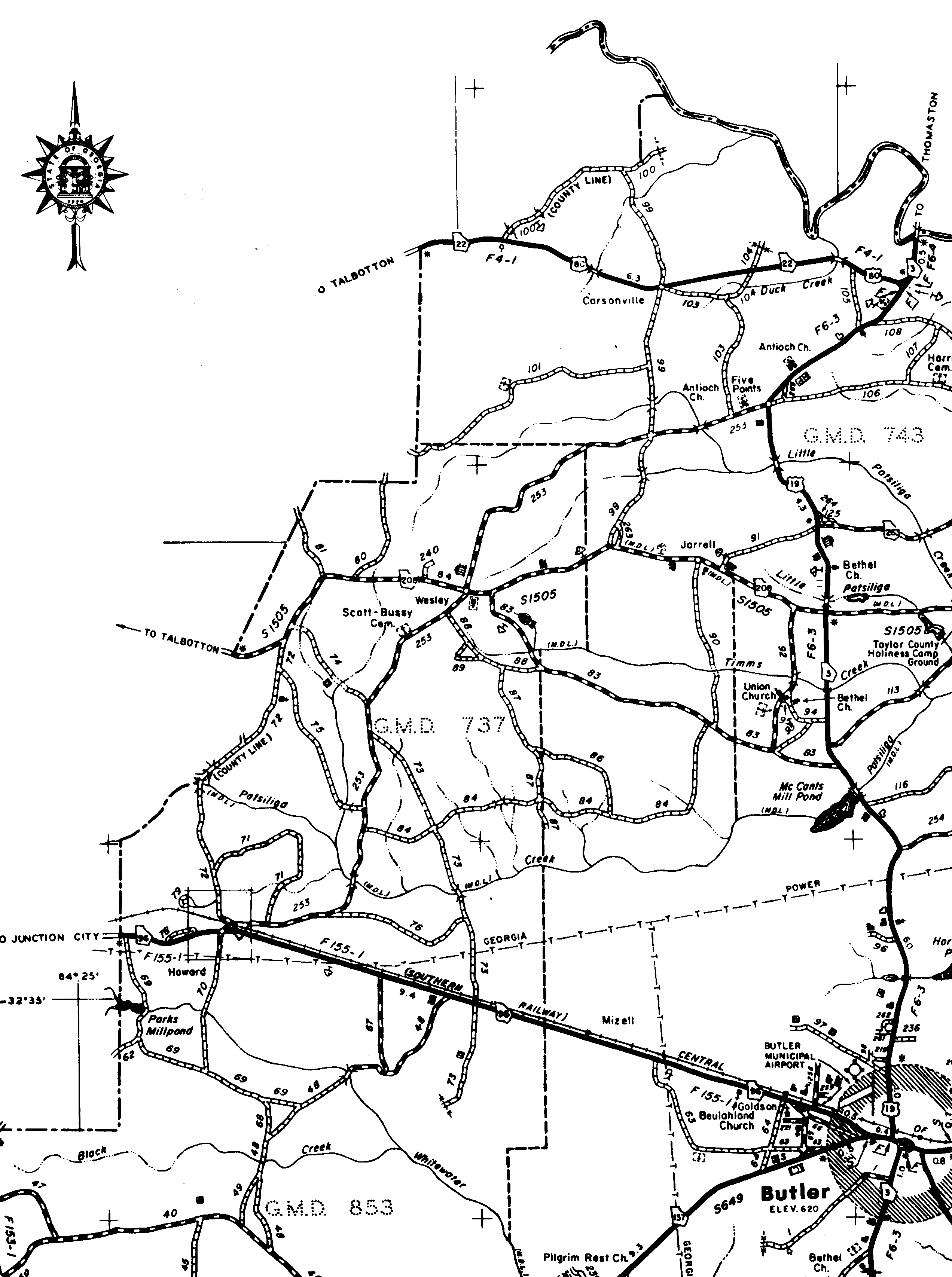 Carsonville Map